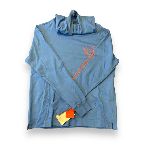 Champion women’s blue jay middle weight t shirt hoodie small - Picture 5 of 6